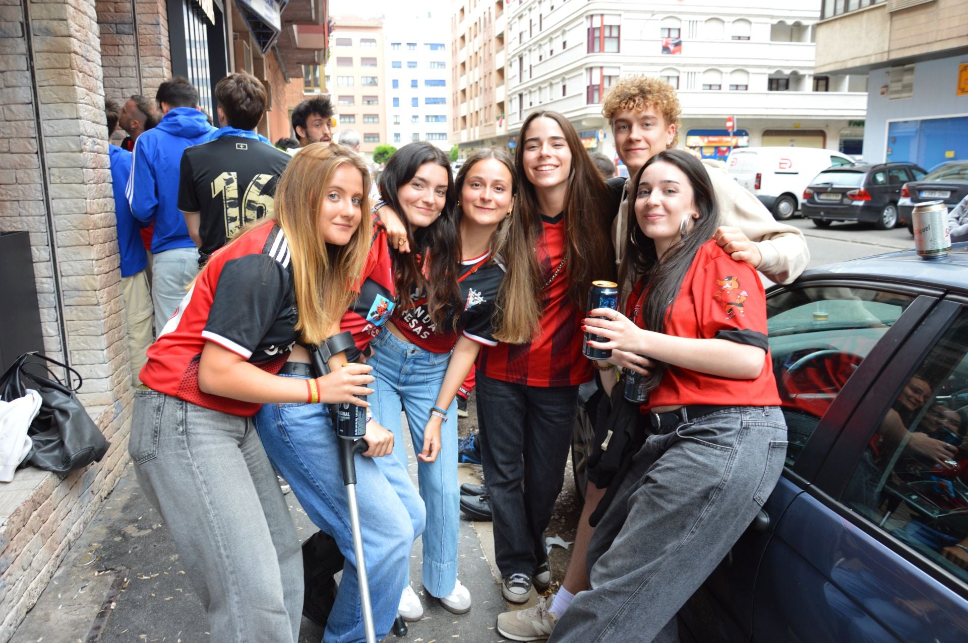 Imágenes del ambiente en las calles de Miranda