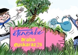 La viñeta de Cerrajería sobre el Araba Euskaraz