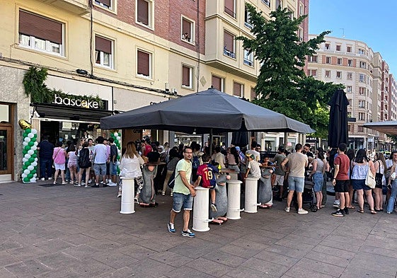 Tarta de queso de Cabrales.