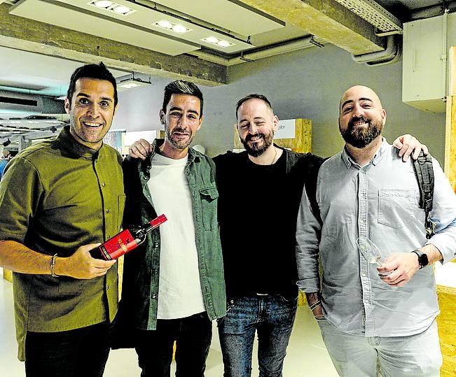 Giuseppe Baldi, Javier Rodríguez, Alberto Izquierdo y Manuel Cla.
