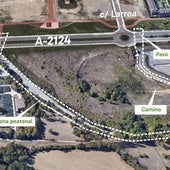 Pasos elevados, amplias aceras y más luz para mejorar el paso de peatones y ciclistas entre Goikolarra y Olárizu