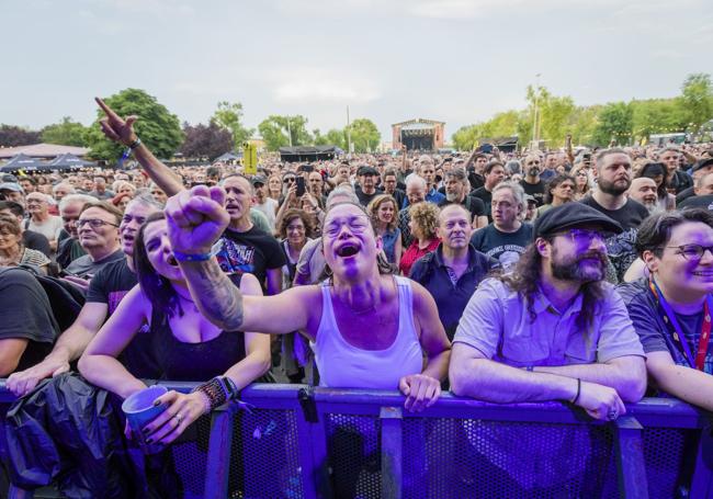 El público, ante el concierto de Etheridge.