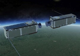 El plan de AVS es que hacia finales de año los dos satélites se fusiones gracias a unos imanes magnéticos