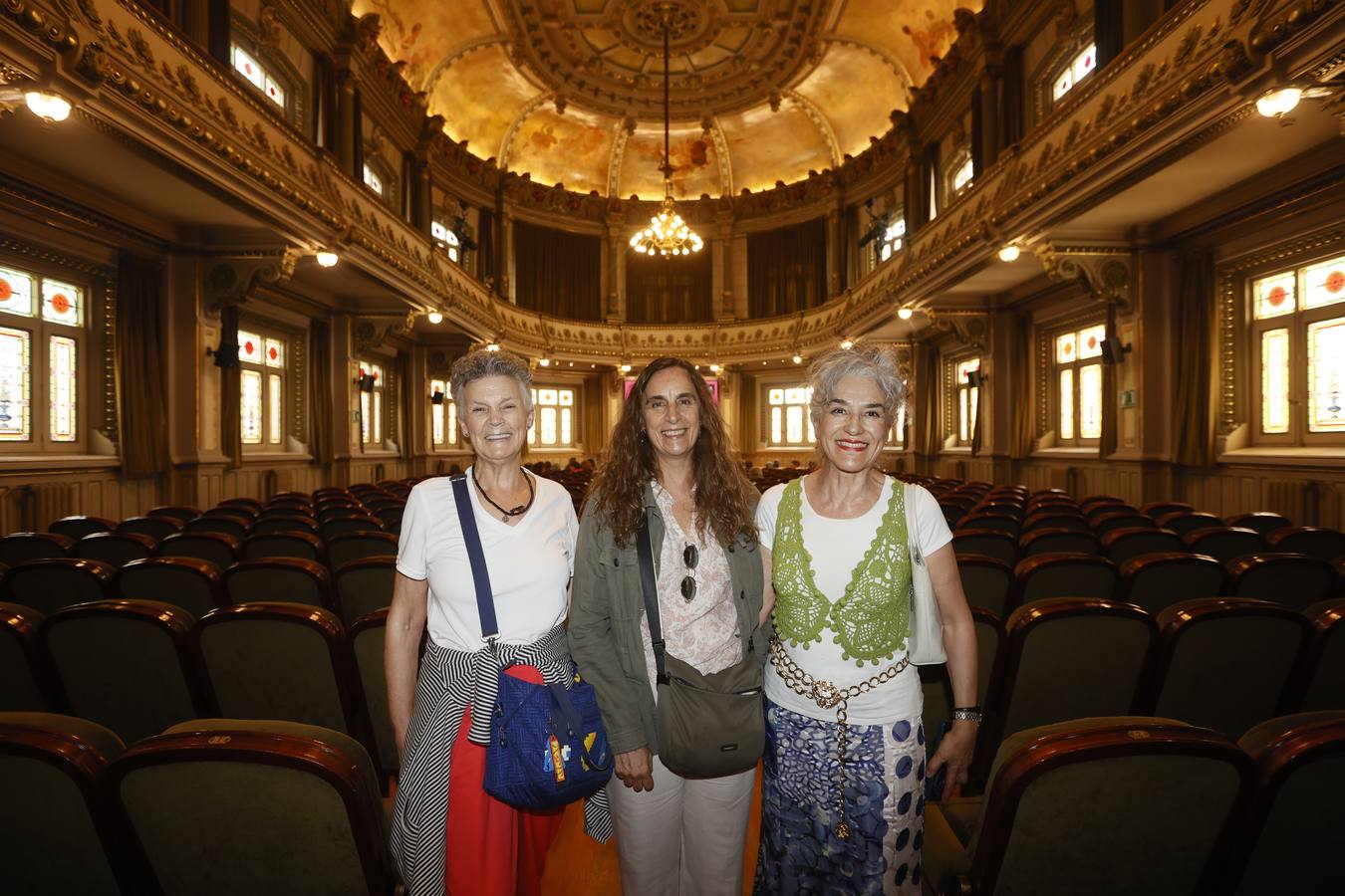 Izaskun Bilbao, Maite Mayoral y Rakel Bartolomé.