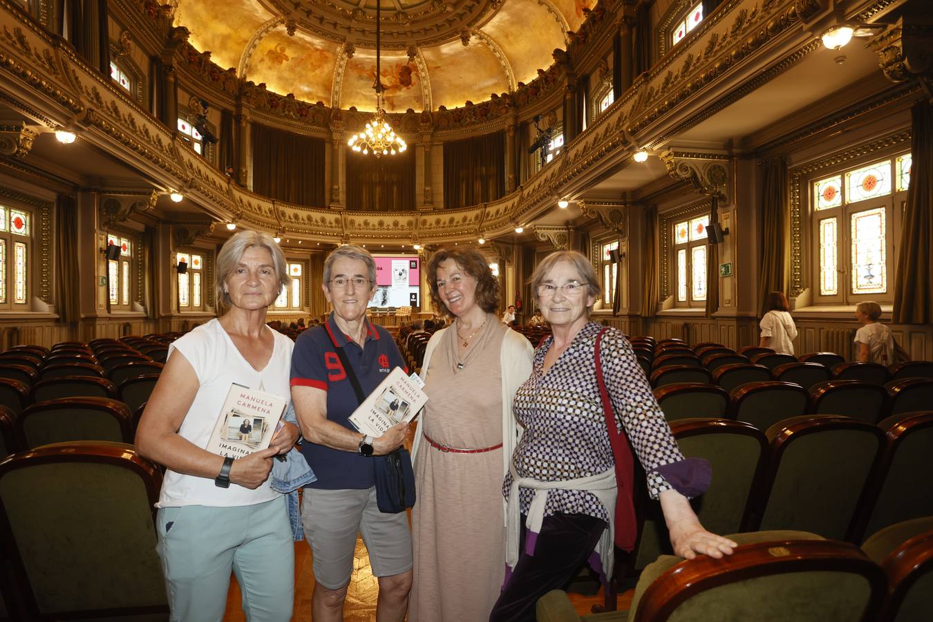 Marlen Dapousa, Inma Sánchez, María José Abásolo y Constan Fidalgo.