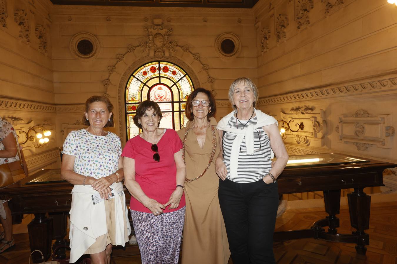 Arantza Larrea, Purificación del Campo, Espe Bidaguren y Koro Artola.