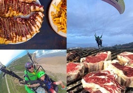 Parapente más chuletón: el plan disfrutón (para valientes) que triunfa en este chiringuito de Bizkaia