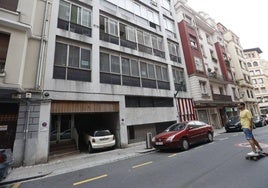 Lugar donde se prevé el nuevo hotel, en la calle Epalza de Bilbao.
