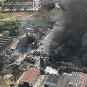 Las imágenes facilitadas por los drones han permitido seguir en directo la evolución del incendio.
