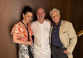 El reencuentro de Catherine Zeta-Jones y Michael Douglas en San Sebastián