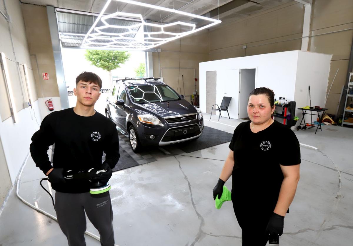 Svetlana Loghiñ, en las instalaciones de Auto Glam Detailing.