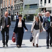 Nerea Renteria, Mikel Legarda, Maribel Vaquero, Idoia Sagastizabal y Joseba Agirretxea, los cinco diputados del PNV en el Congreso.