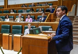 Pradales anuncia que el Gobierno vasco está realizando un «análisis exhaustivo» de la contratación pública
