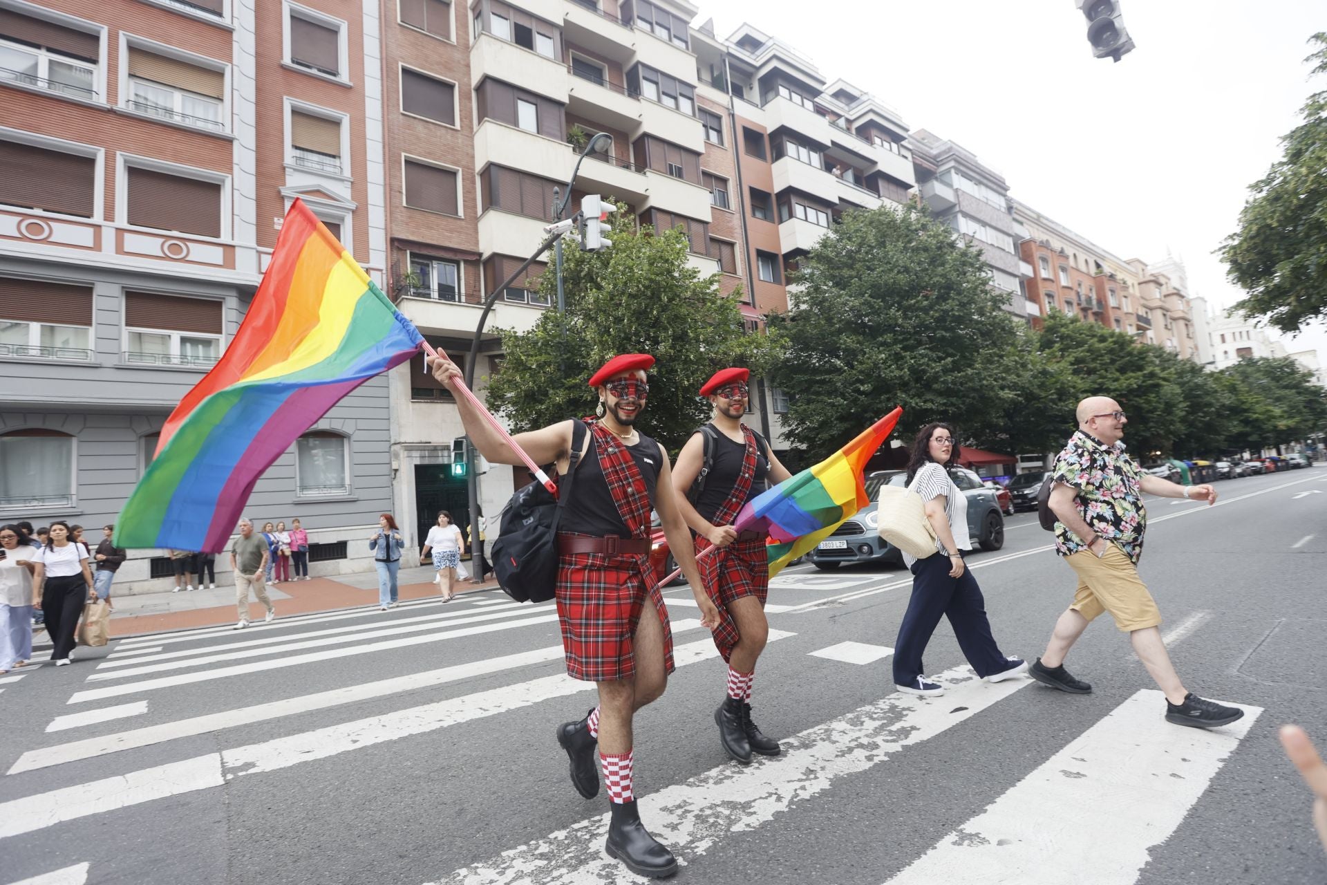 Las mejores imágenes de la marcha del Orgullo en Bilbao