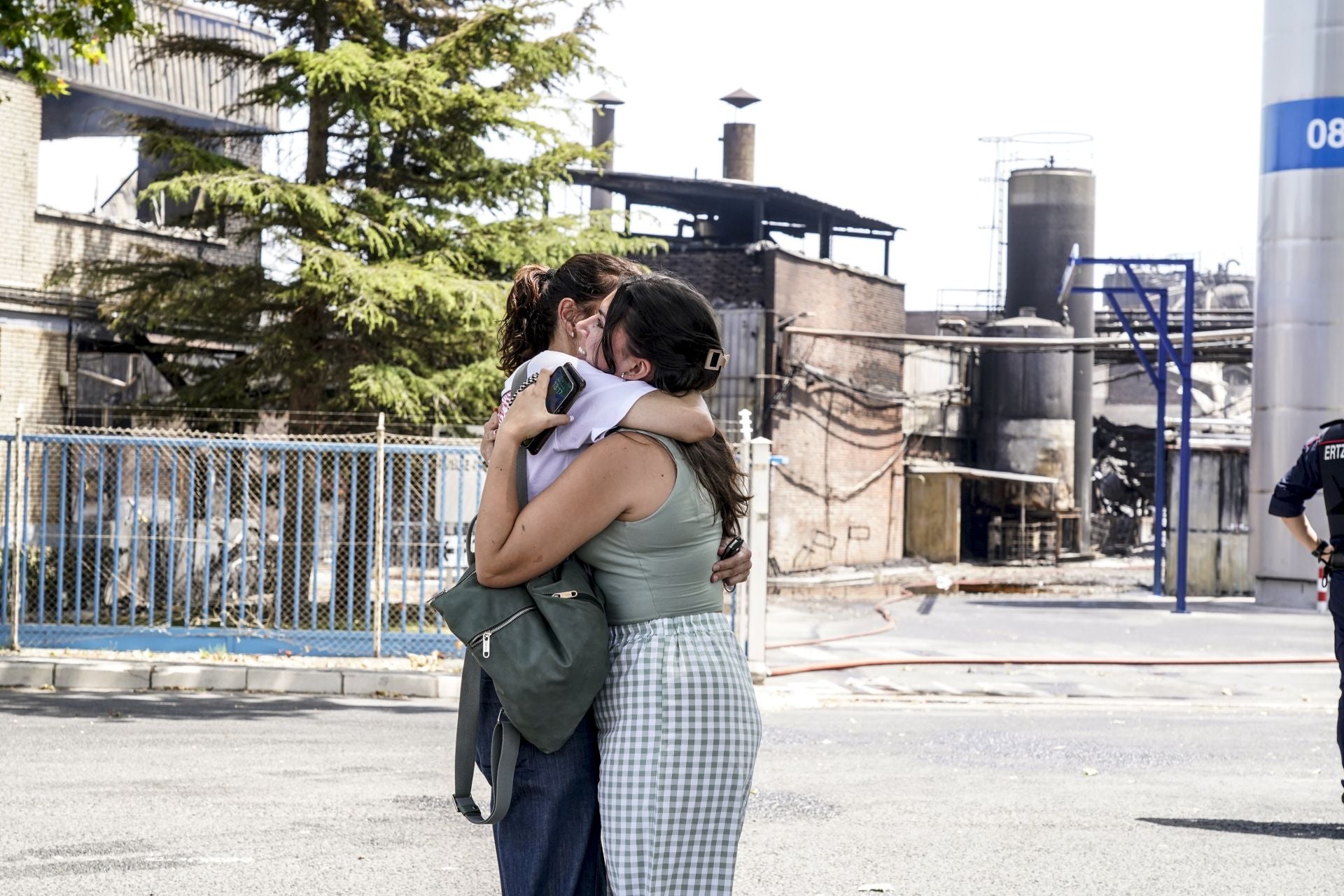 Así ha quedado la fábrica de LEA tras el incendio