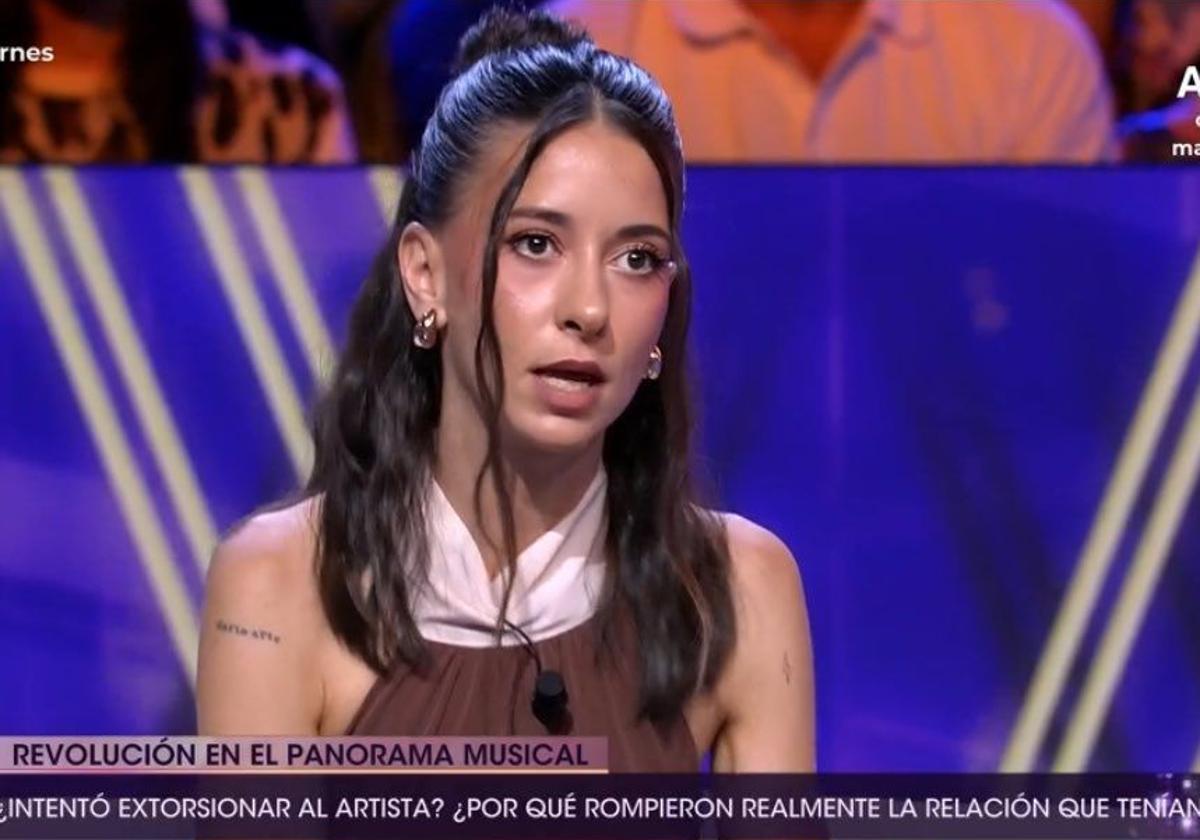 La joven se sentó en el plató de ¡De Viernes!, en Telecinco.