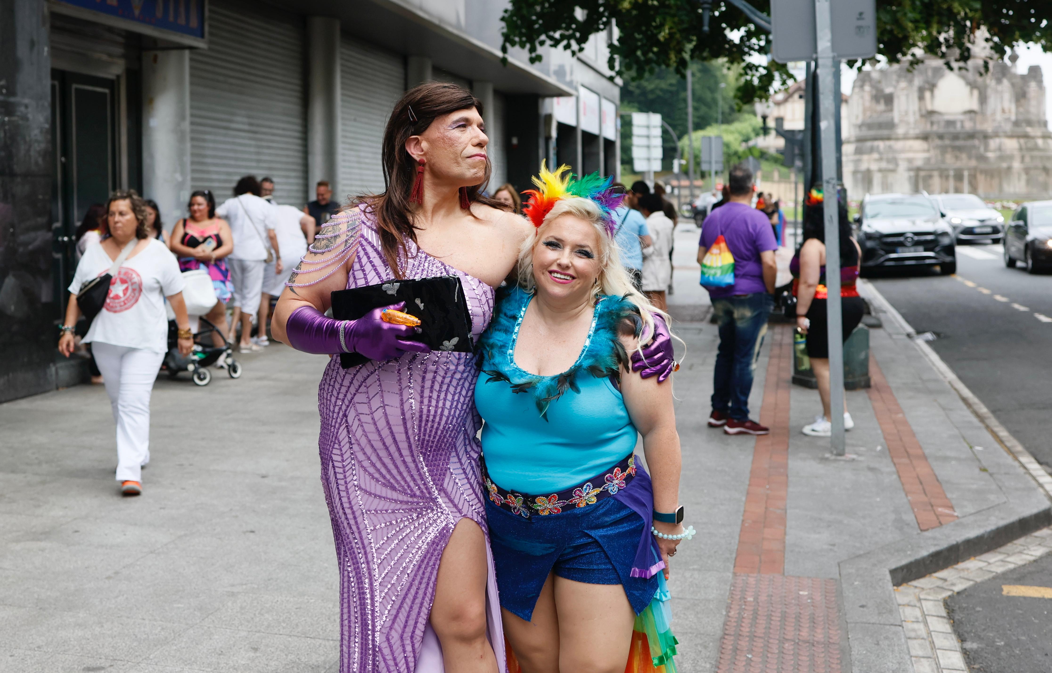 Las mejores imágenes de la marcha del Orgullo en Bilbao