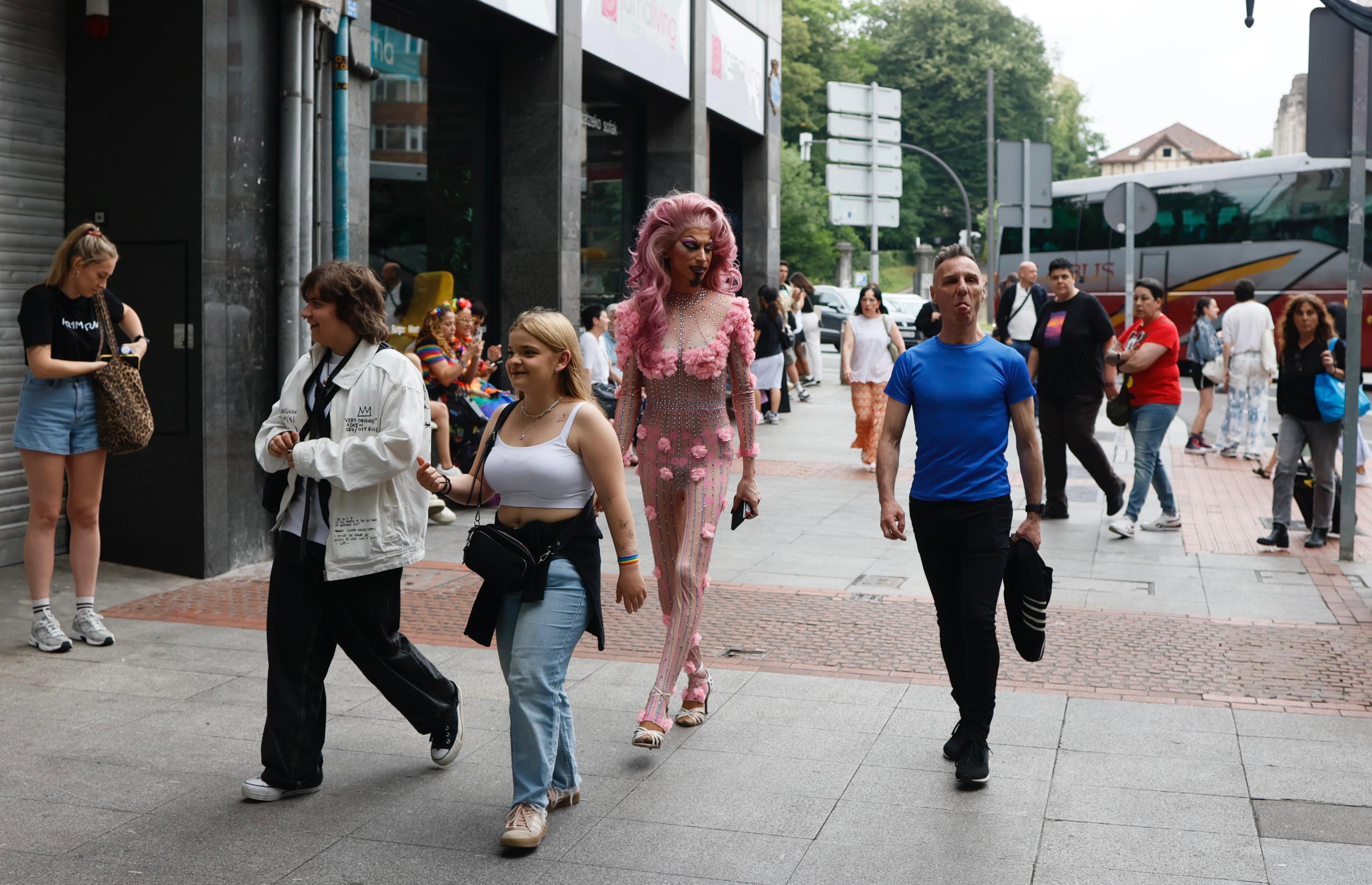 Las mejores imágenes de la marcha del Orgullo en Bilbao
