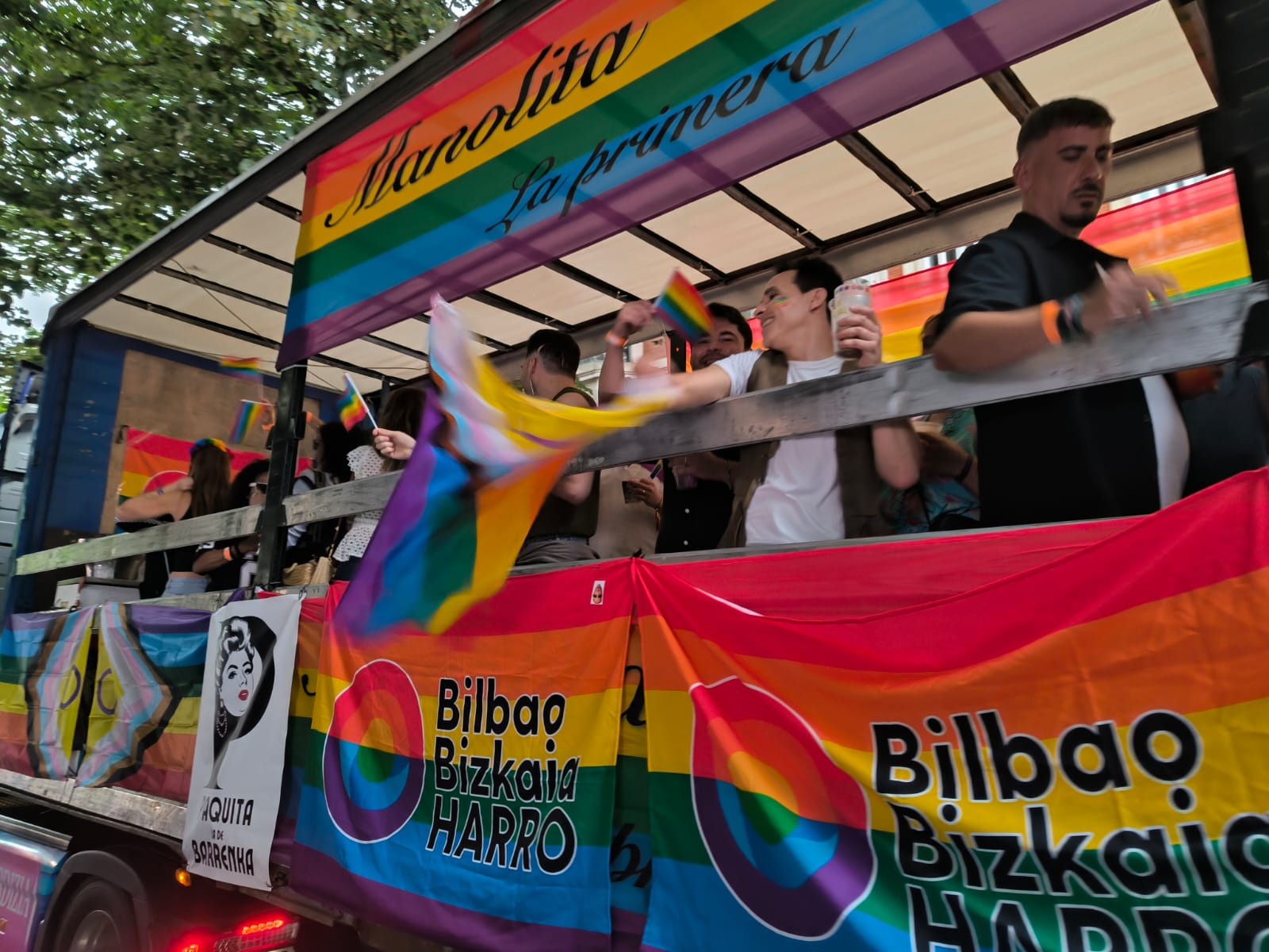 Las mejores imágenes de la marcha del Orgullo en Bilbao