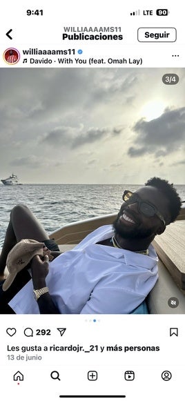 Las vacaciones de lujo de Iñaki Williams y su mujer: de las calas de Ibiza a la Costa Azul