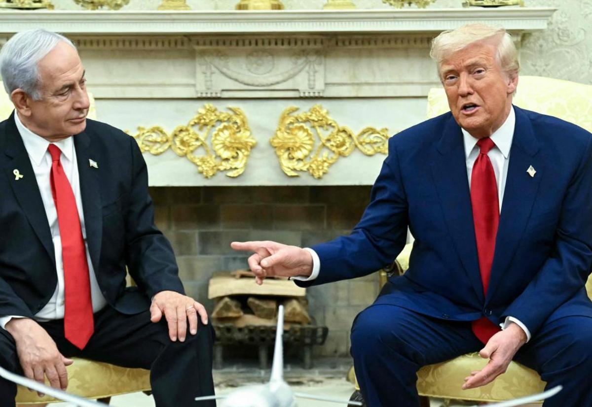 Trump recibió a Netanyahu en abril en la Casa Blanca.