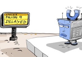 La viñeta de Cerrajería sobre el lanzamiento aplazado de los dos satélites de la alavesa AVS