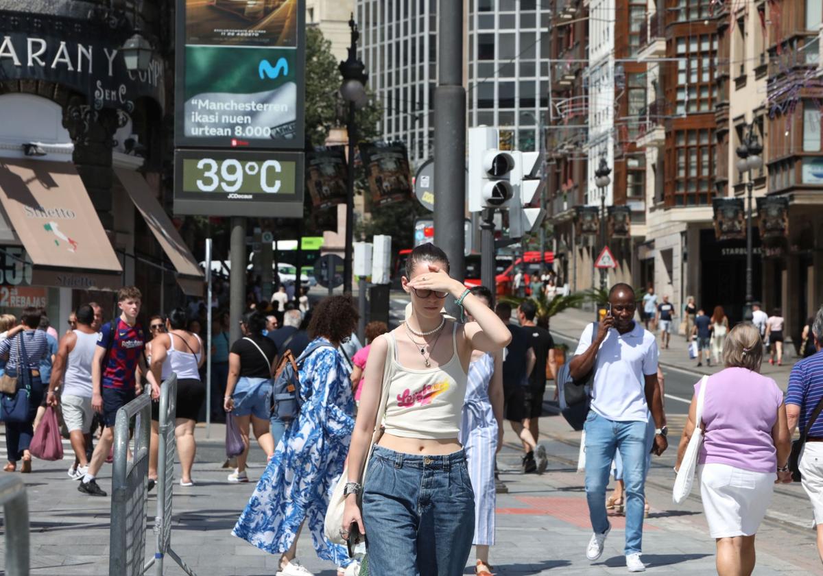 Los termómetros volverán a rondar los 30 grados esta semana en Bizkaia