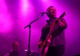 Manic Street Preachers, durante el concierto.