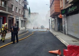 Una fuga de gas en las obras de Los Herrán obliga a cortar el tráfico y confinar a vecinos durante media hora