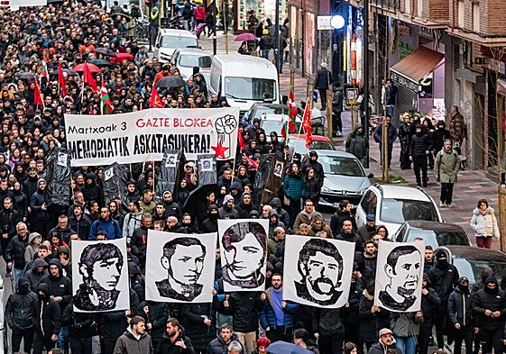 Manifestación del 3 de marzo en Vitoria este año.