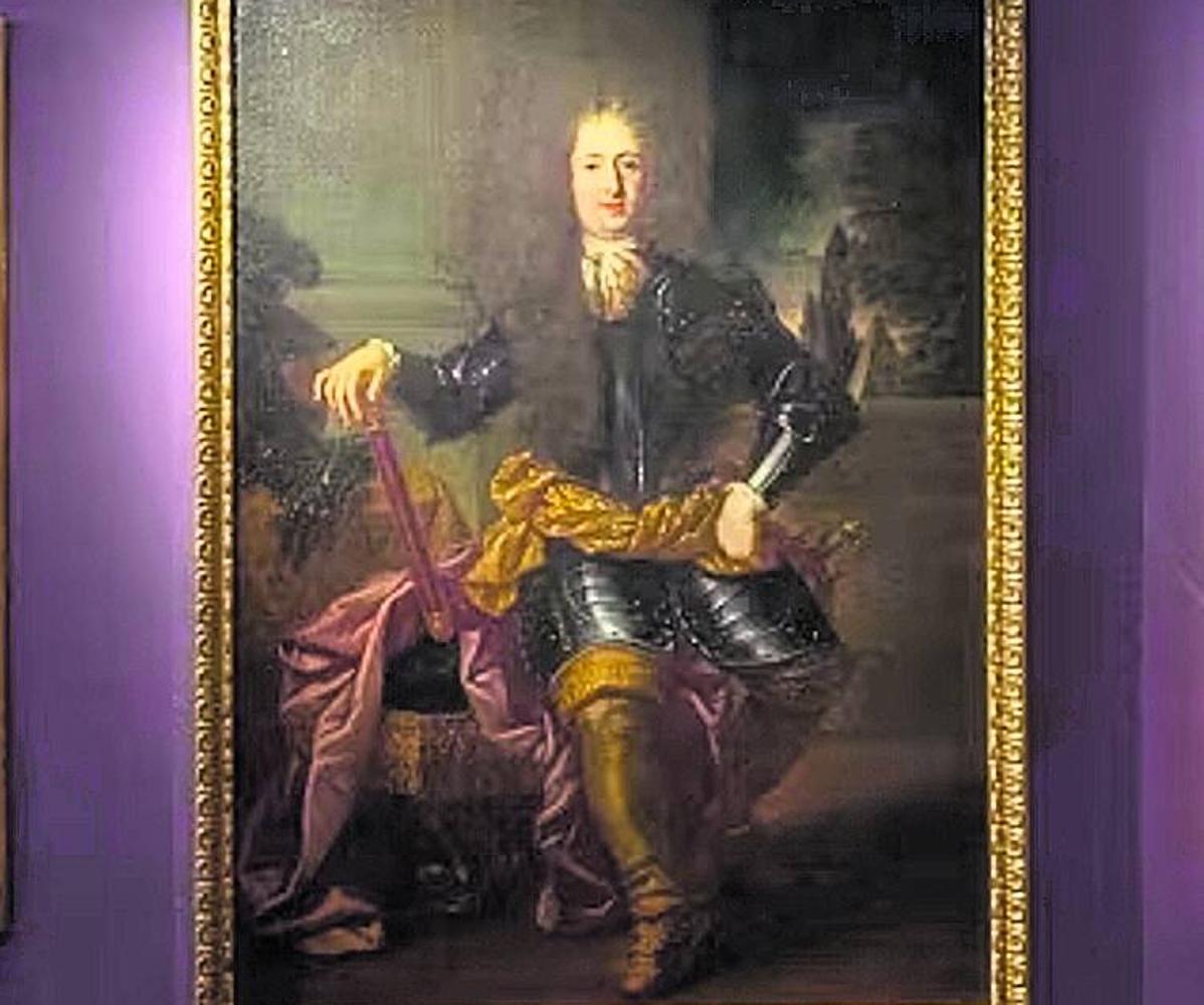 El retrato de Ferdinando de Médici que ha resultado dañado.