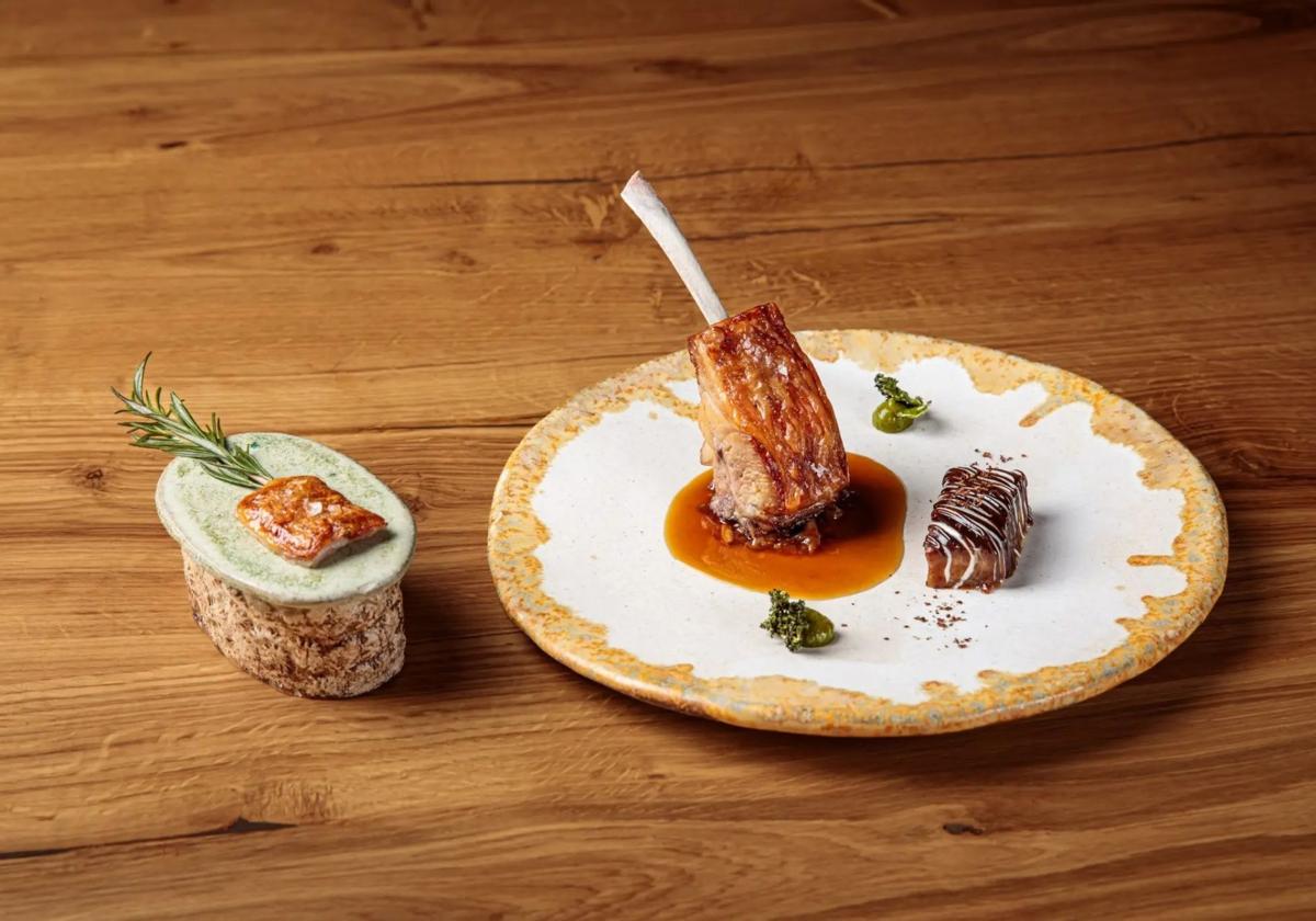 uno de los platos del restaurante Cobo Evolución.