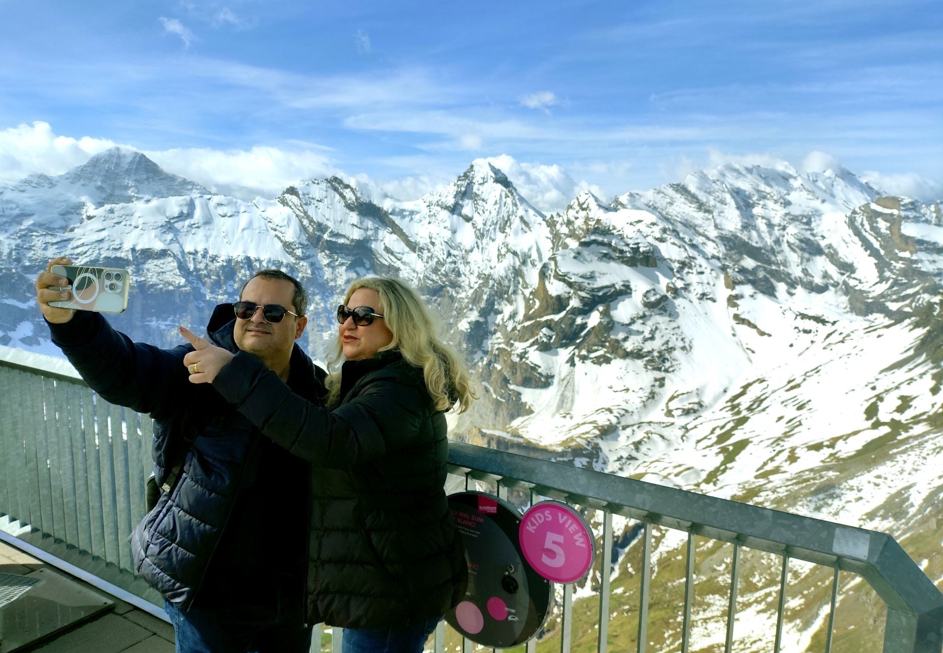 Plataforma skyline de Schilthorn.