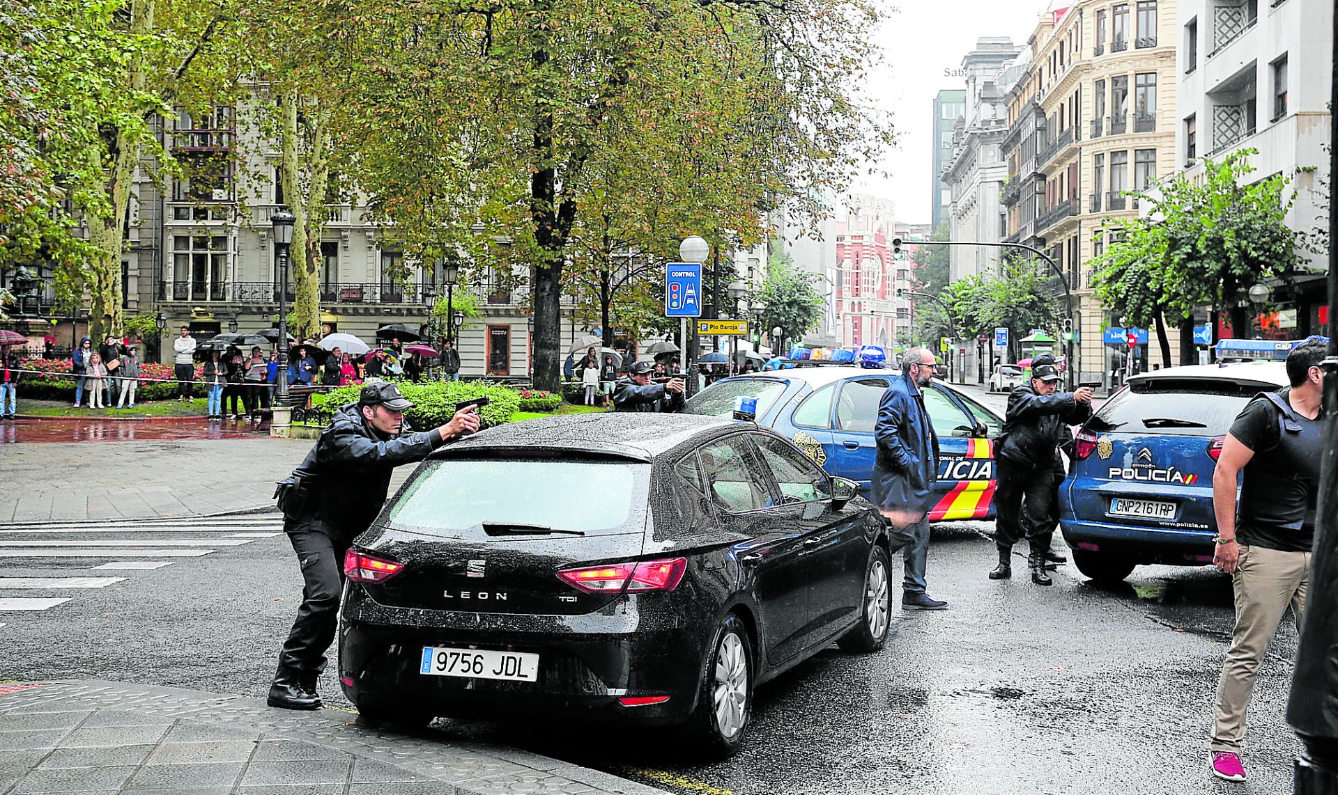 Rodaje en Bilbao de la película 'Plan de fuga' dirigida por Iñaki Dorronsoro.