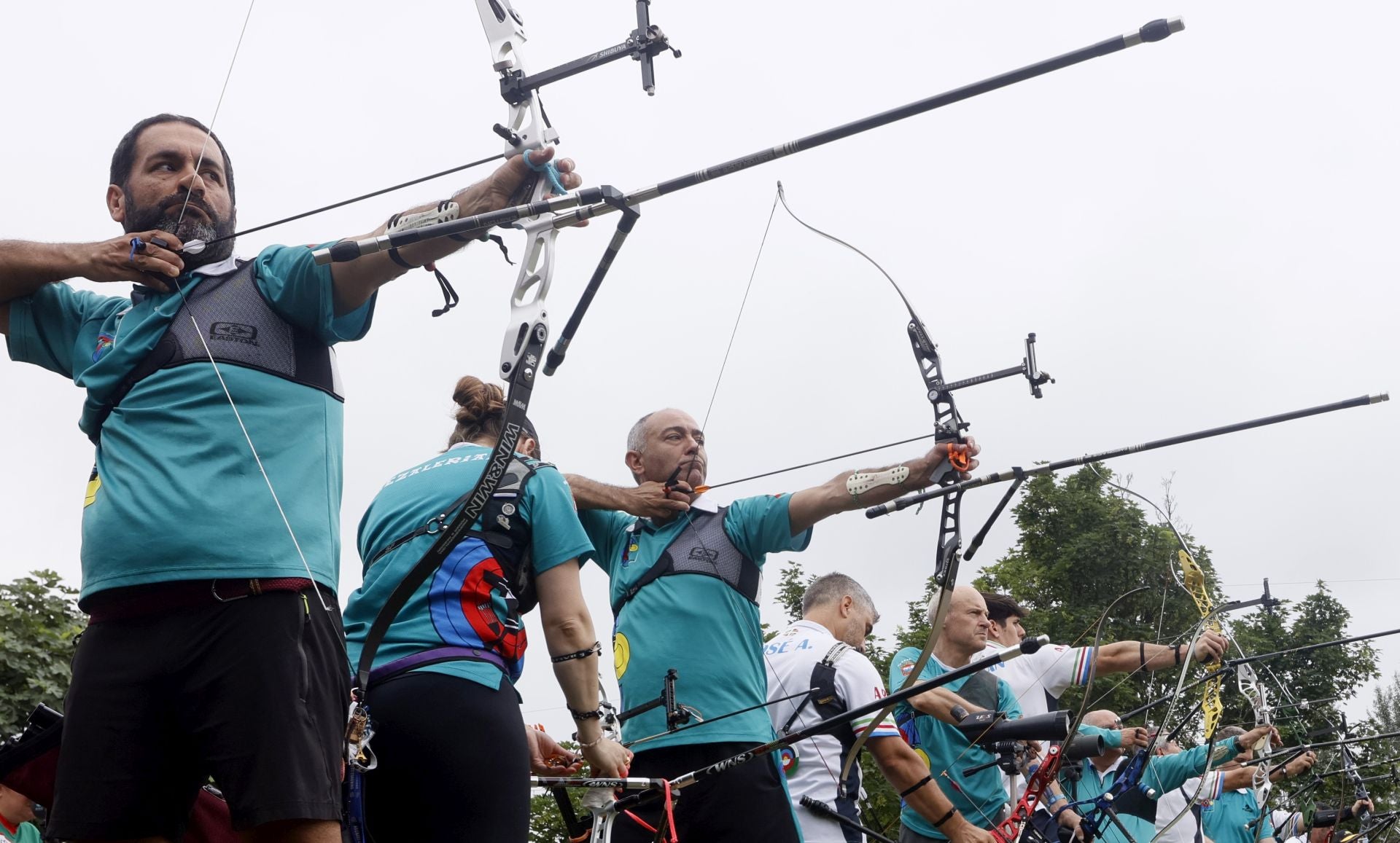 Sestao acogió el pasado domingo el Campeonato de Bizkaia al aire libre de una disciplina que requiere destreza y mucho entrenamiento.