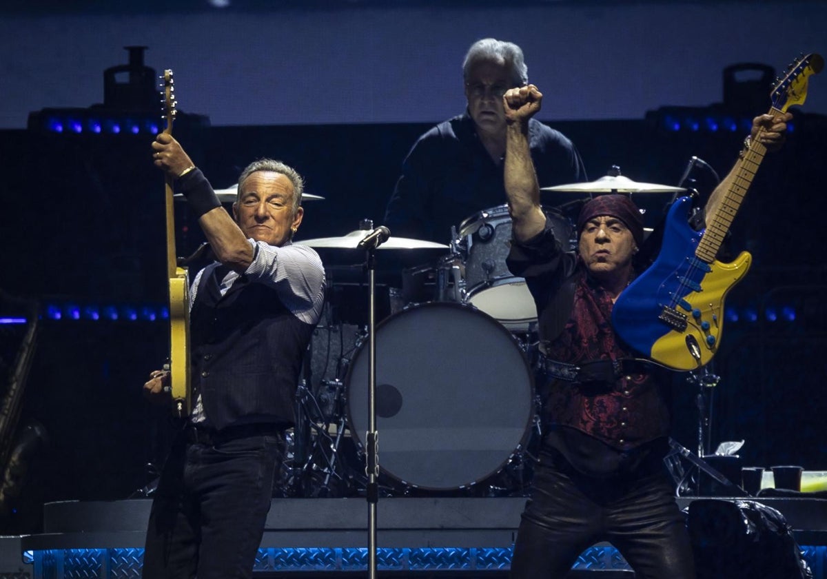 Springsteen y Van Zandt en el primer concierto en San Sebastián.