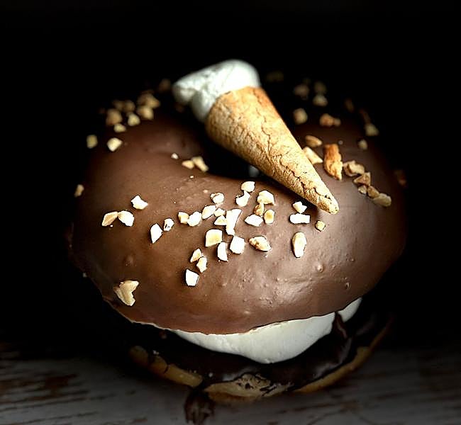 El dónut con helado Cornetto.