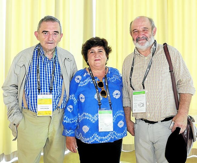 José Julián Bakedano, Pia Nebreda e Iñaki Elexpe.