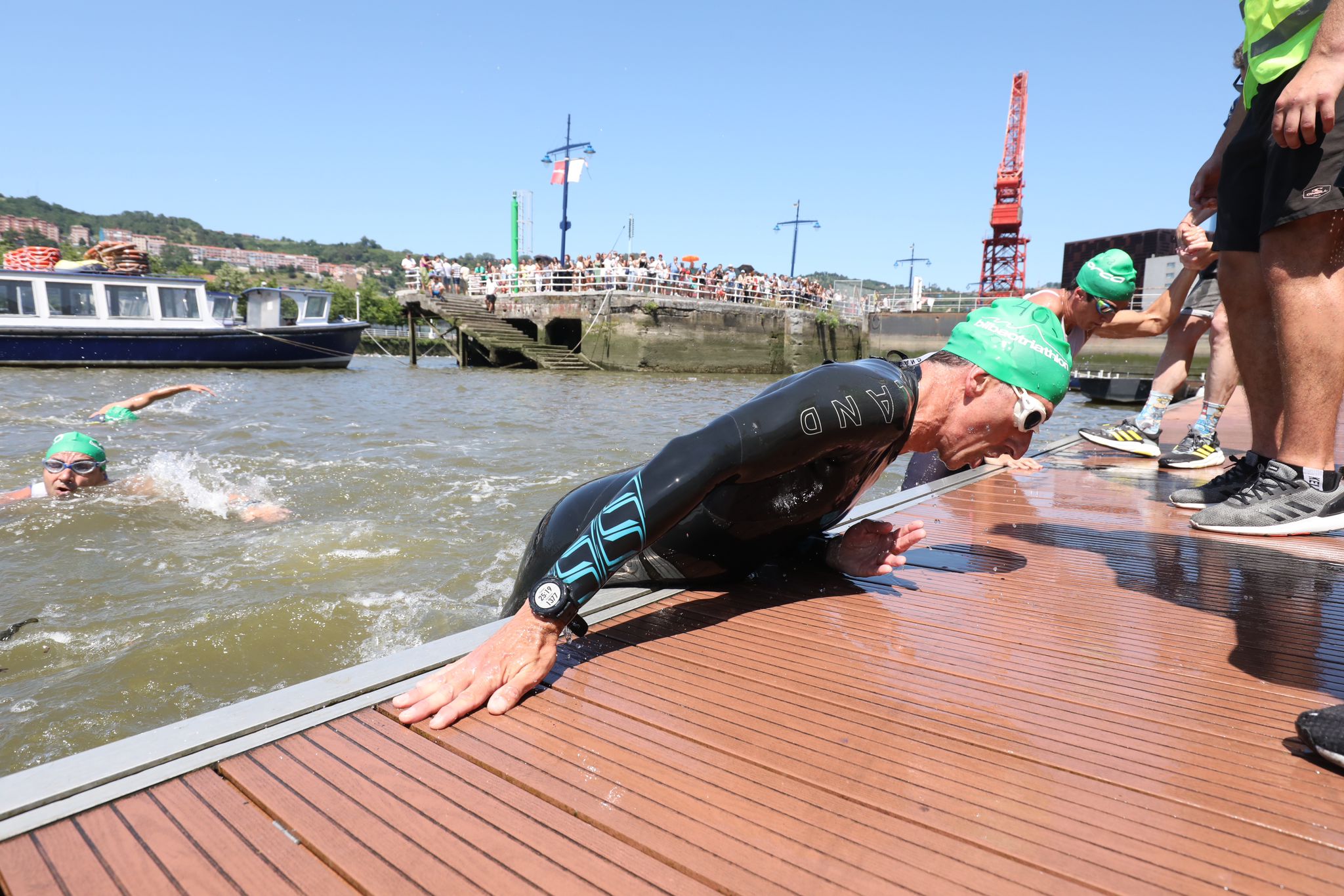 Las mejores imágenes del Triatlón de Bilbao