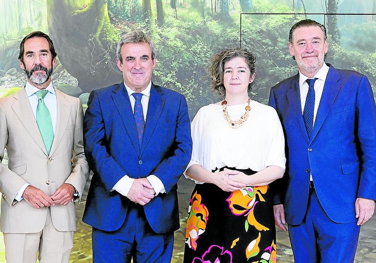 Joseba Doistua, Miguel Falomir, Rafael Orbegozo, Guillermo Barandiarán, Urkiri Salaberria y Miguel Zugaza