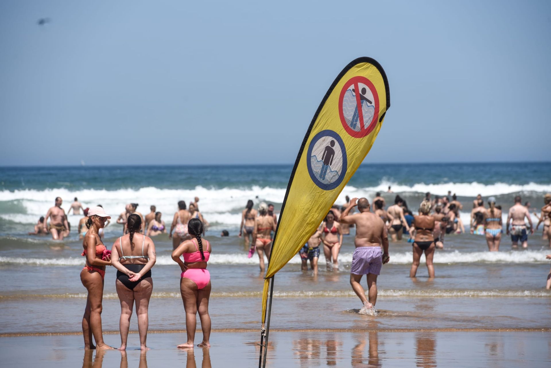 Las imágenes del intenso calor en Bizkaia