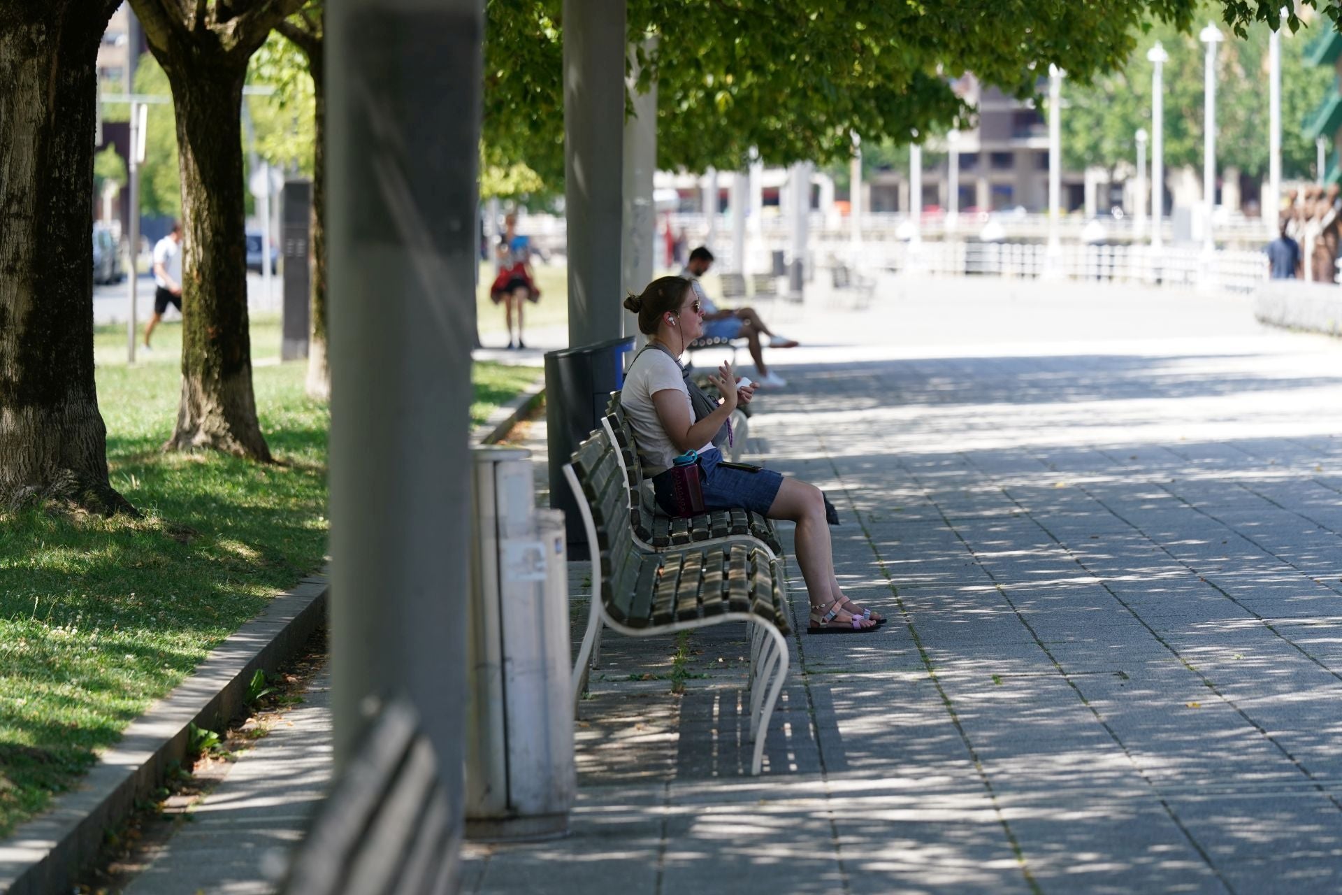 Las imágenes del intenso calor en Bizkaia