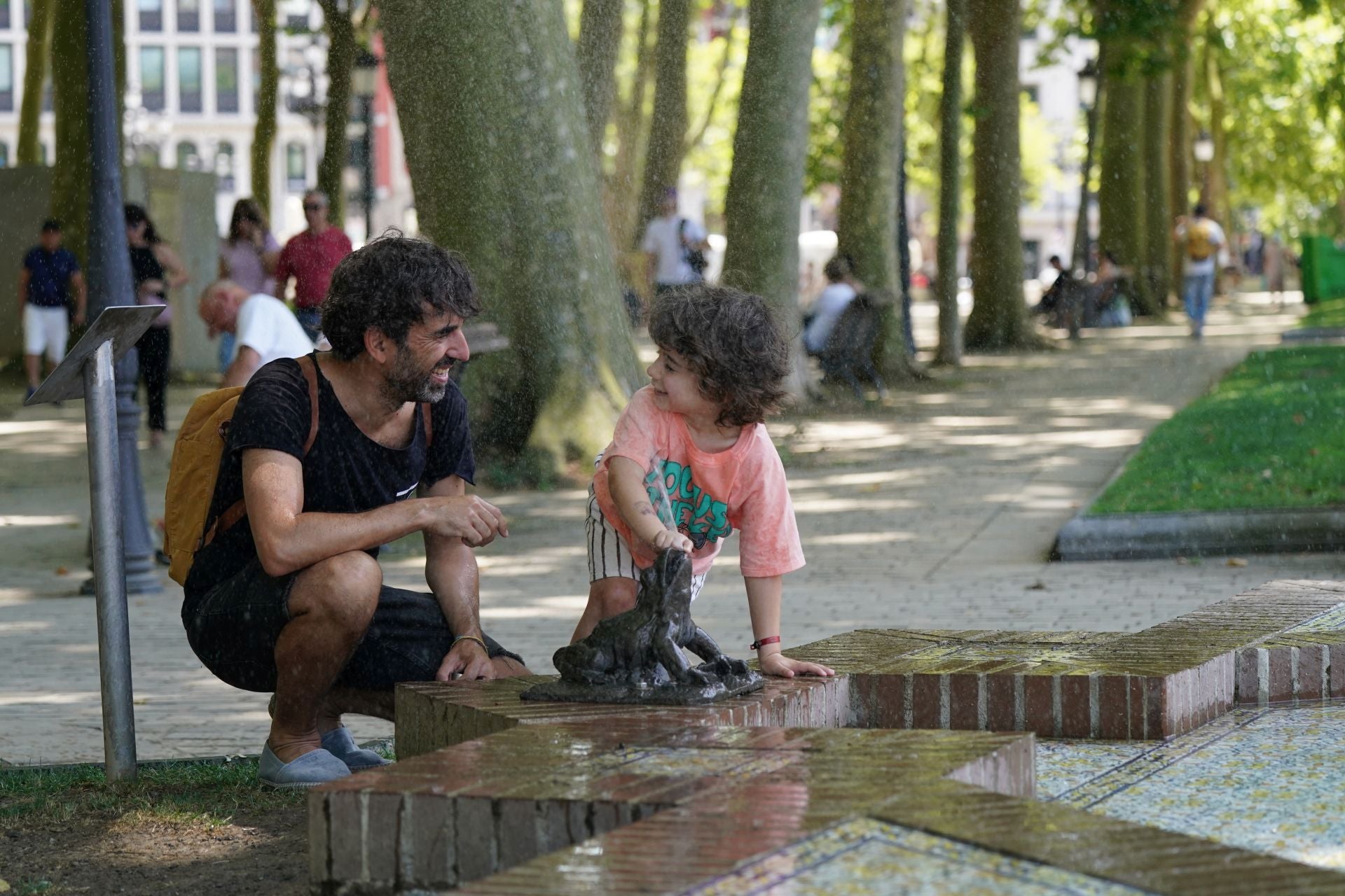Las imágenes del intenso calor en Bizkaia