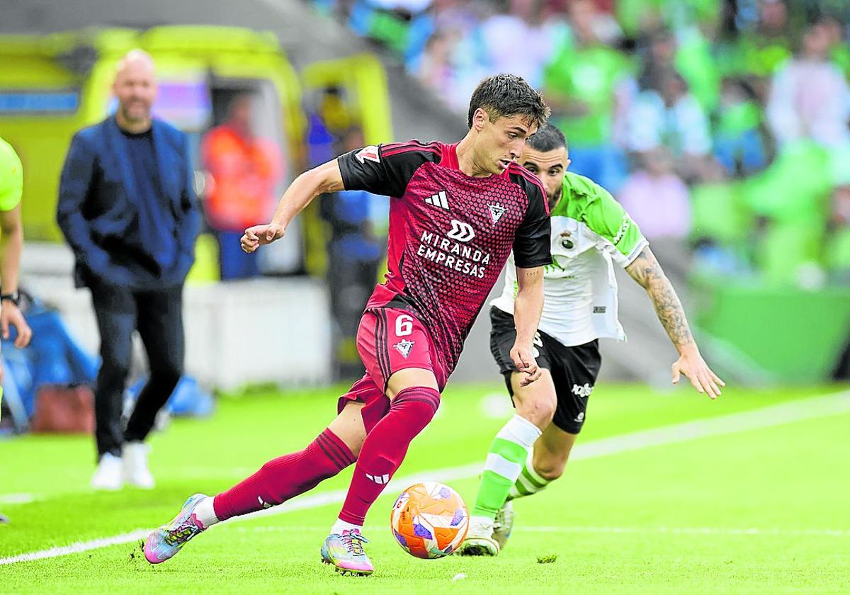 Gorrotxategi ha rubricado una temporada espectacular en el Mirandés.