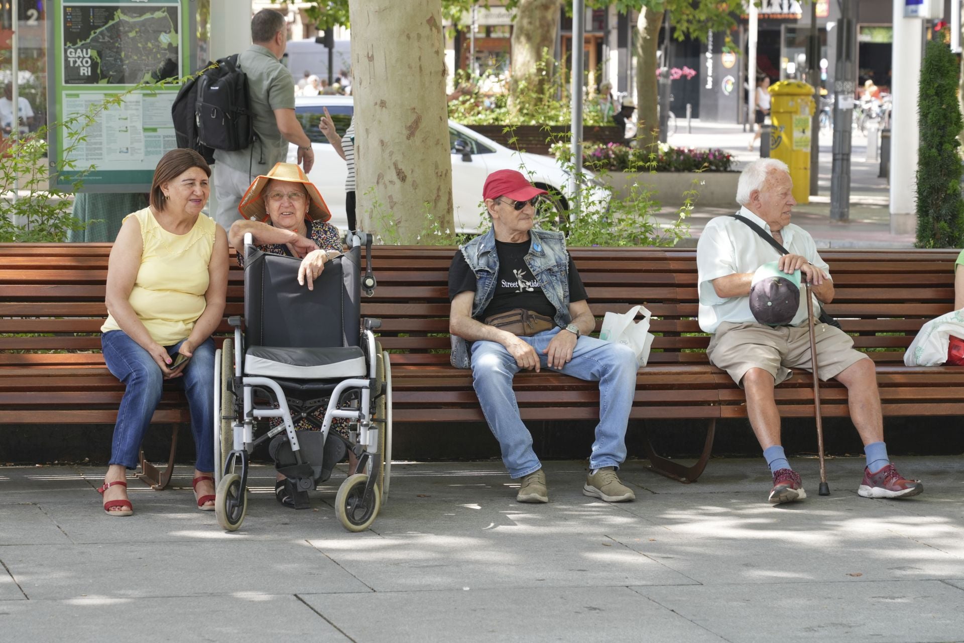 Las imágenes de la calurosa jornada en Vitoria
