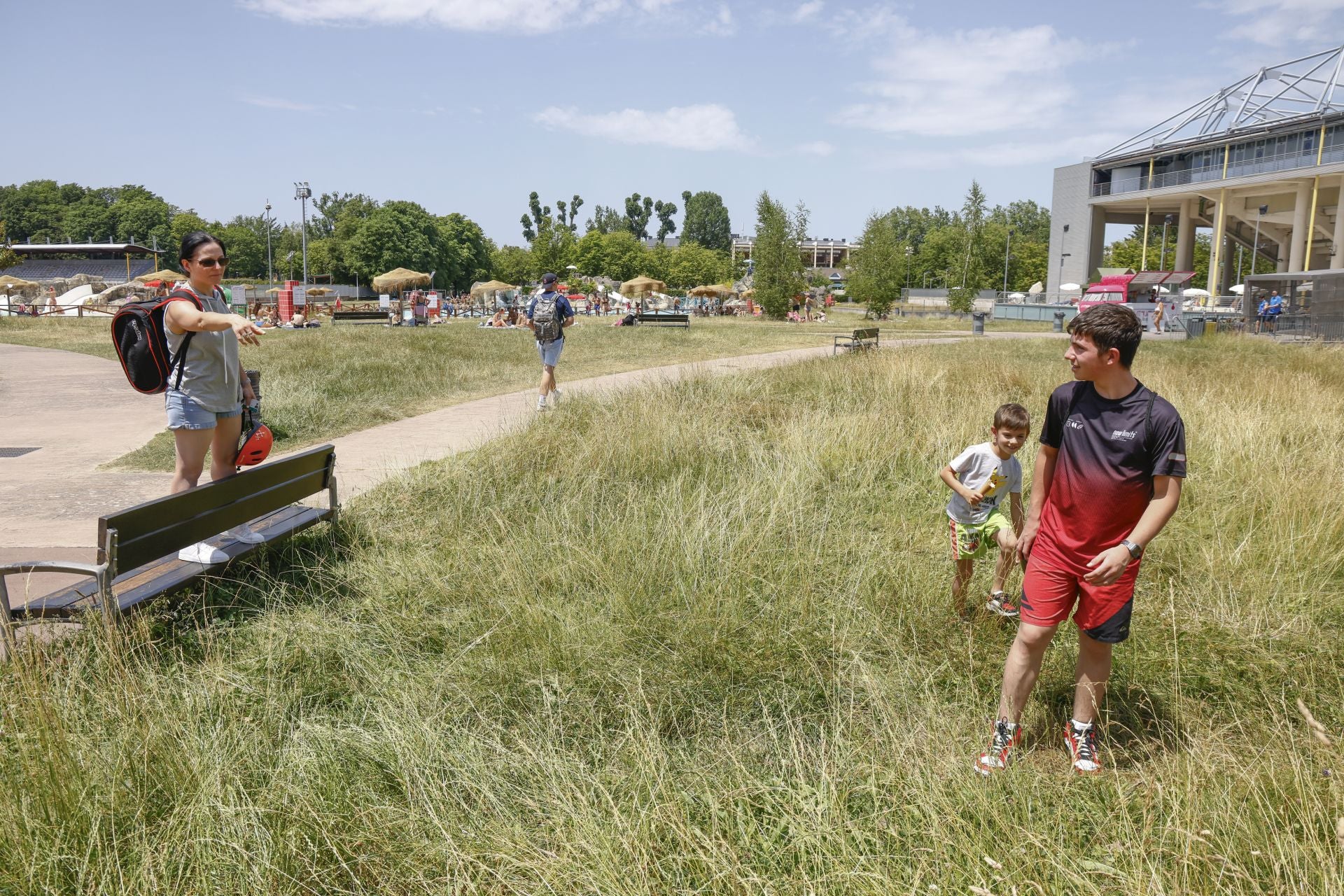 Las imágenes de la calurosa jornada en Vitoria
