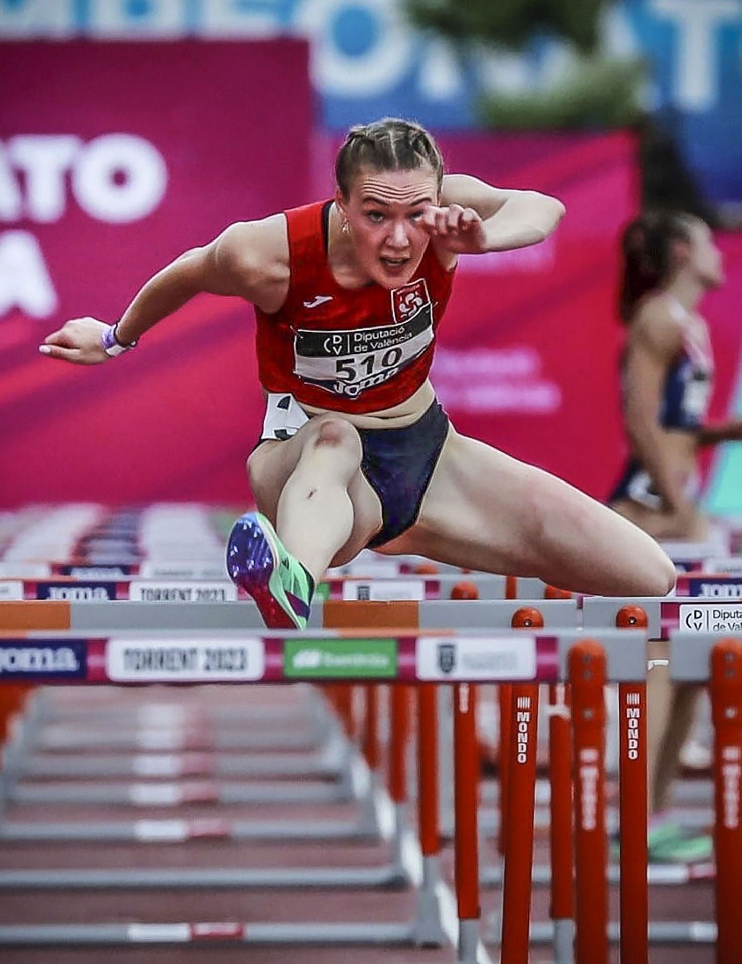 Laura Banko en un campeonato celebrado en 2021 en Torrent.