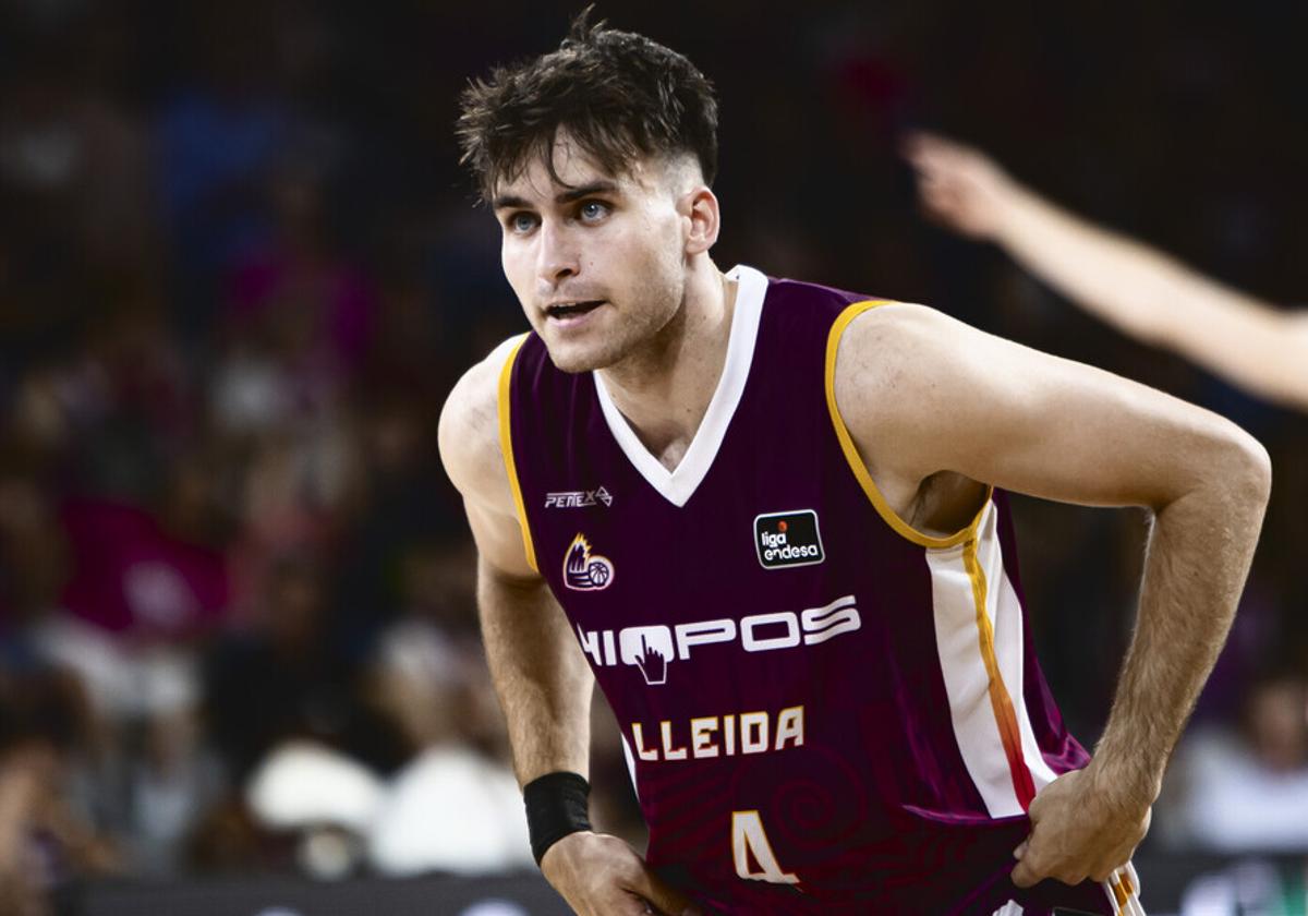 Villar, en un partido de esta temporada con el Hiopos Lleida.