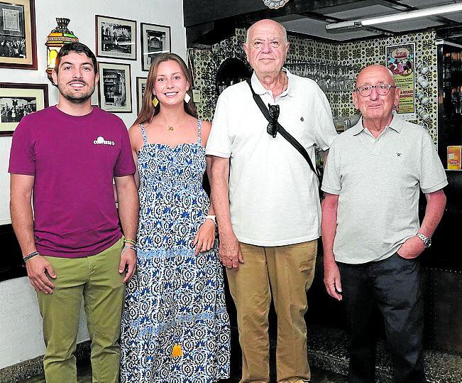 Iván Ojeda, Mariana Oraá, Ángel Santamaría y José Ángel Díez Lete.