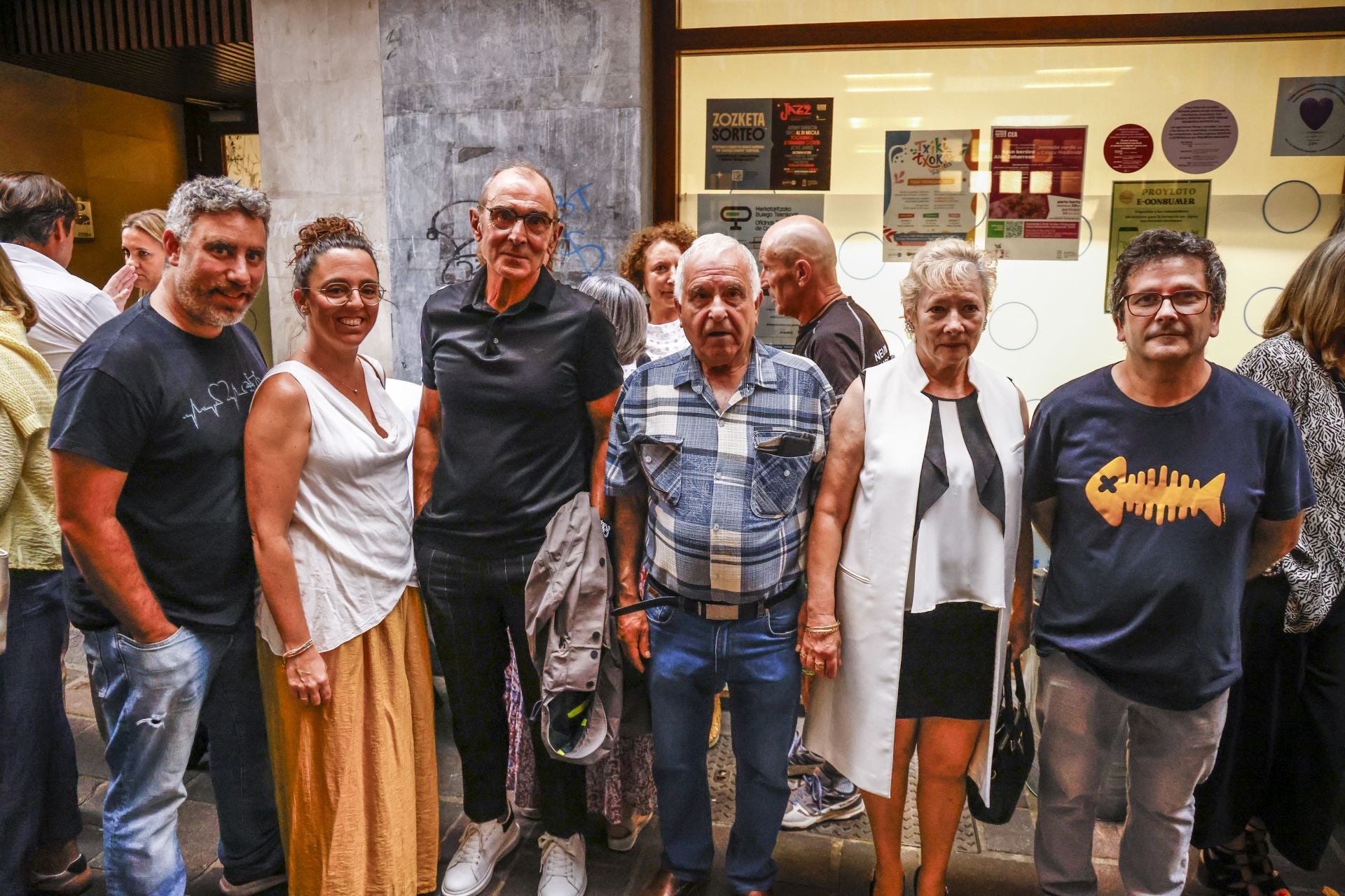 Imanol Bárcena, Zuriñe Pérez, José Ángel Salazar, Nicolás Viteri, Blanca Puras y Jaime Viteri.